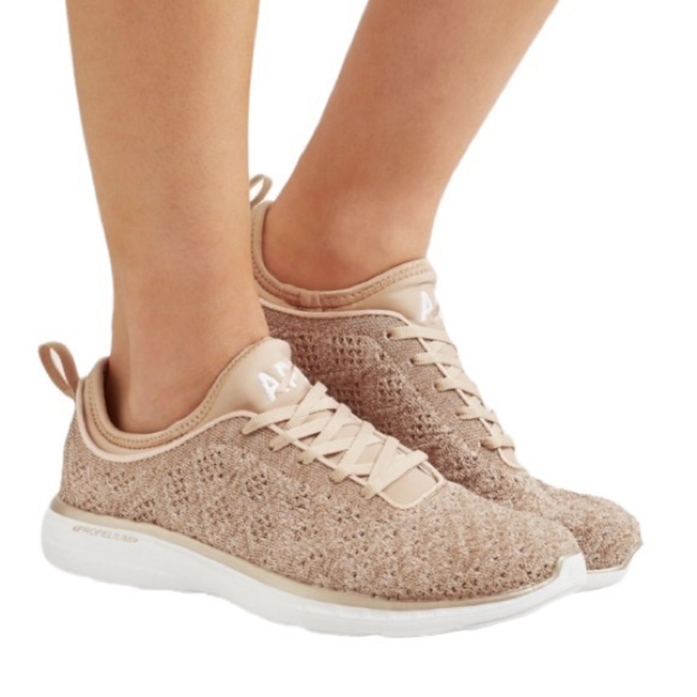 APL Techloom Phantom Rose Gold Running Shoe Sz 8
